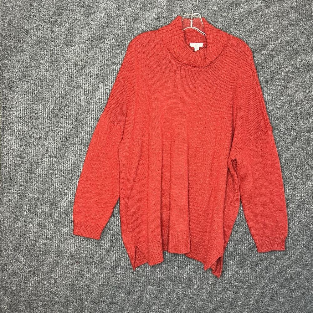 J. Jill Red Women's Sweater Cardigan